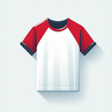 Sport shirt design template. Vector illustration. Eps 10. Clipping path included.のイラスト素材