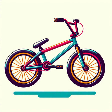 bicycle, vector illustration, eps10, eps10のイラスト素材