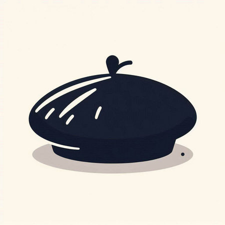 Illustration of a black casserole on a white background.のイラスト素材