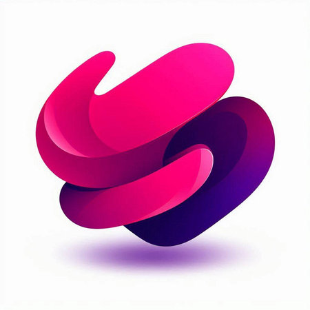 Abstract 3d geometric shape. Vector design template elements for your application or corporate identity.のイラスト素材