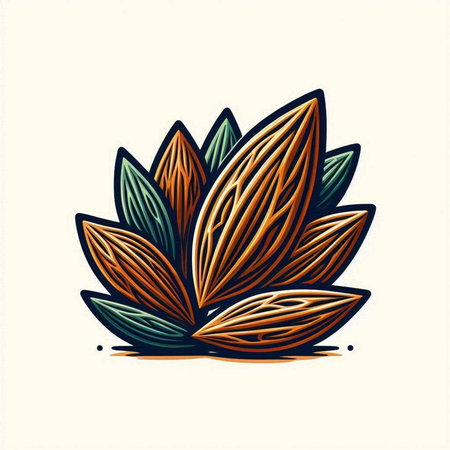Lotus flower vector illustration. Hand drawn lotus flower icon.のイラスト素材