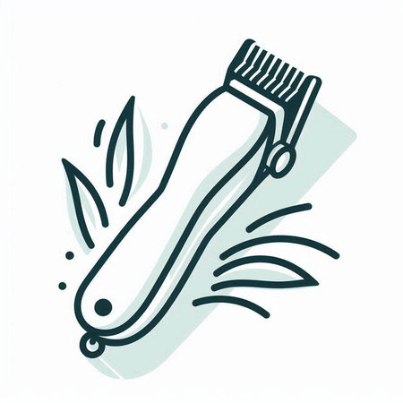 Hair clipper icon. Vector illustration of hair clipper.のイラスト素材