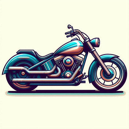 motorcycle vector illustration. sport motorbike. motorcycle vector illustrationのイラスト素材