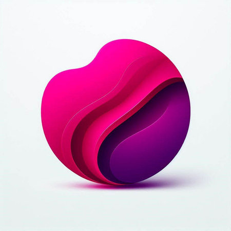 Abstract 3d paper cut shapes. Vector design elements for your business presentations.のイラスト素材