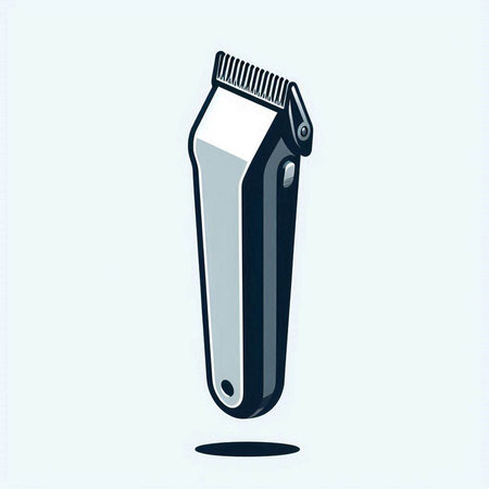 Hair clipper isolated on a white background. Vector illustration.のイラスト素材