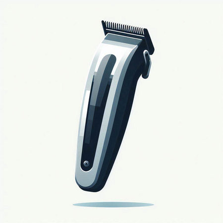 Hair clipper isolated on a white background. Vector illustration.のイラスト素材