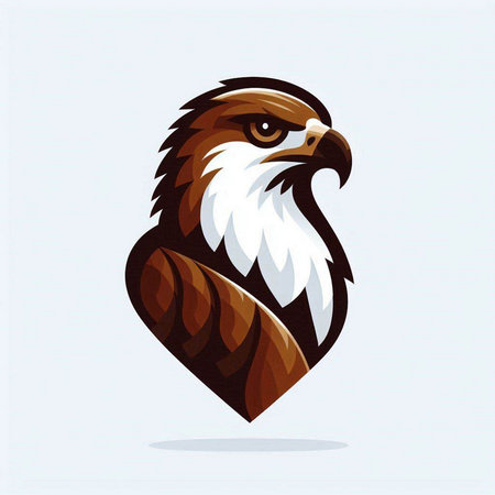 Eagle head. Eagle head vector illustration. Eagle head vector iconのイラスト素材