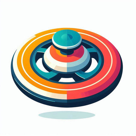Colorful 3d button for game user interface. Vector illustration.のイラスト素材