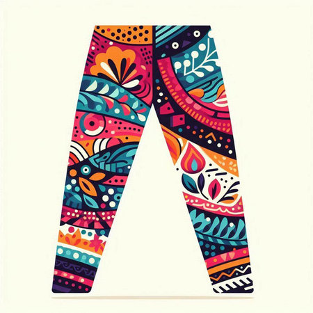 Trousers design. Colorful vector illustration for your design.のイラスト素材