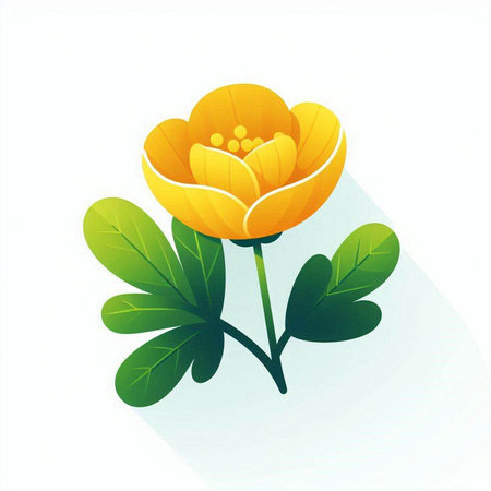 Flower icon on white background. Vector illustration. Eps 10.のイラスト素材