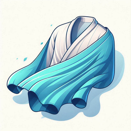 Illustration of a stylized water slide on a white background.のイラスト素材