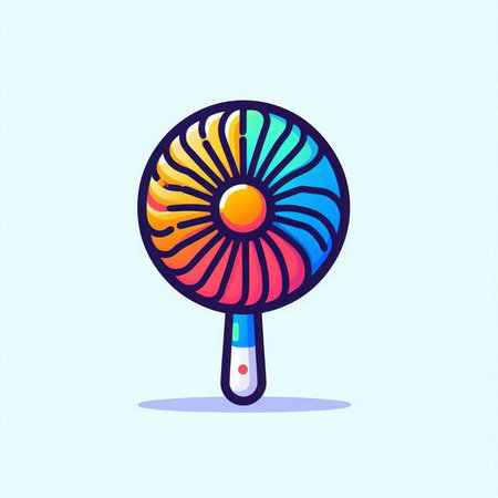 Colorful lollipop icon. Vector illustration of lollipopのイラスト素材