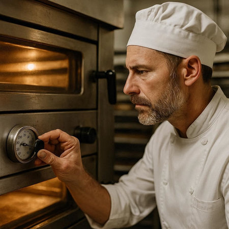 Portrait of a mature male chef in the kitchen of a restaurant