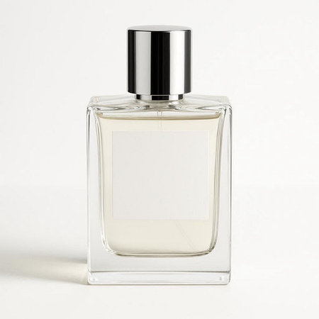 Perfume bottle isolated on white background. 3d render.