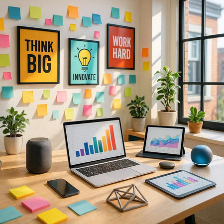 Think Big Ideas Imagination Inspiration Motivation Word Diagram Concept