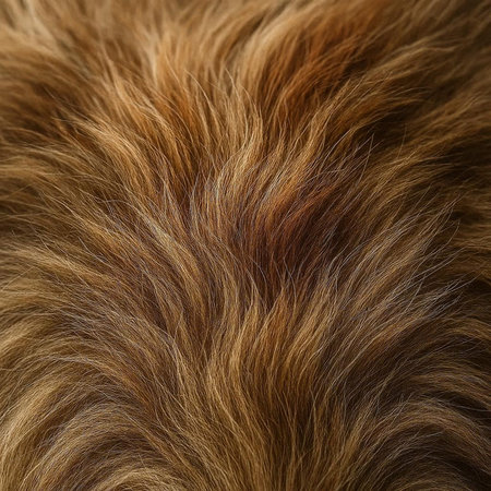 Dog fur as a background. Close-up of a dog's hair.