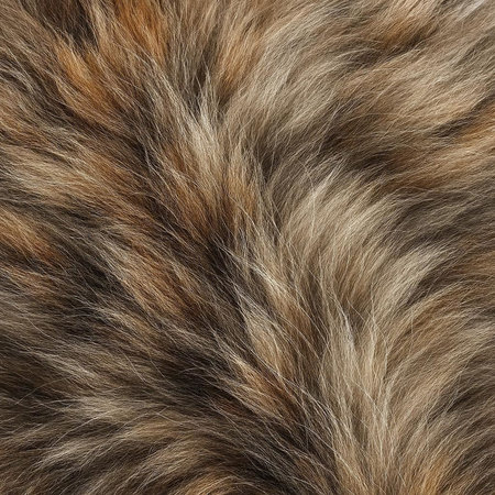close up of the fur of a fox as a texture or background