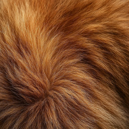 Close-up of fox fur as a background. Shallow depth of fieldの写真素材