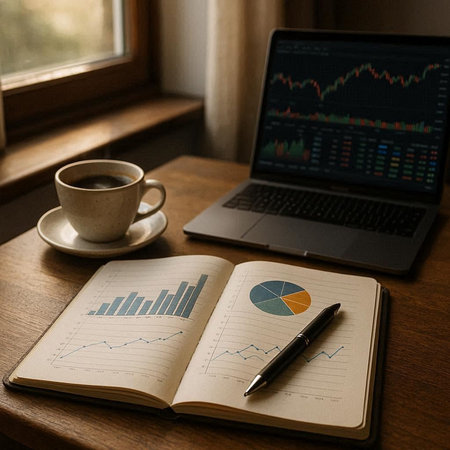 Stock Market Exchange Forex Trade Global Business Graphs and Icons