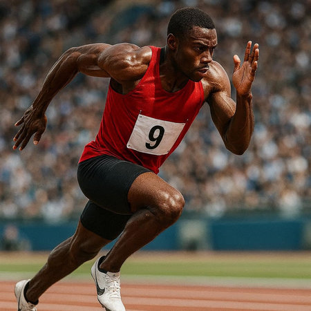 A player in action during the IAAF World Junior Championships in Jerez de la Frontera, Spain.