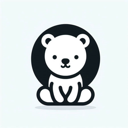 Teddy bear icon. Flat design style. Vector illustration EPS 10の写真素材