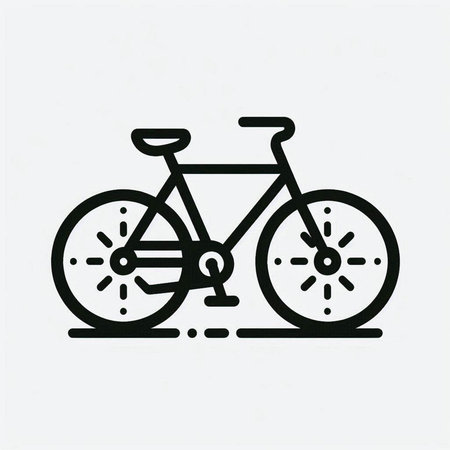 bicycle vector icon, bicycle icon, bicycle icon, bike icon