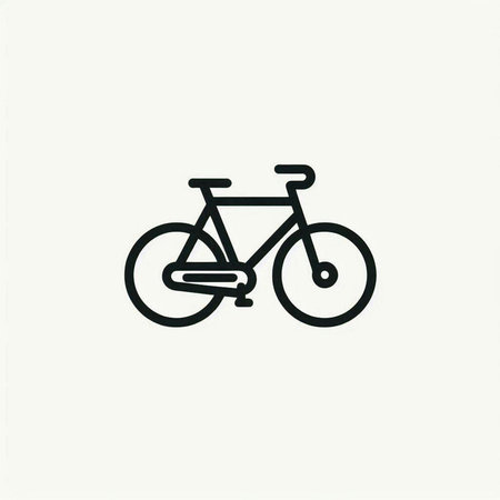 Bicycle icon. Bike symbol. Flat design style eps 10