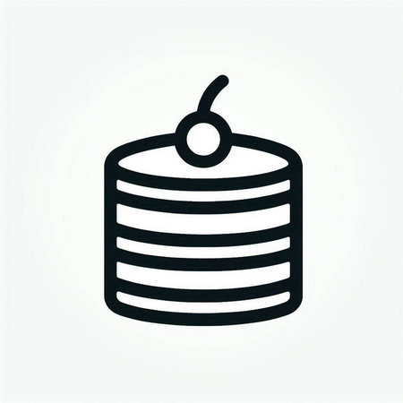 Cake vector icon. Cakes vector icon. Cake vector iconの写真素材