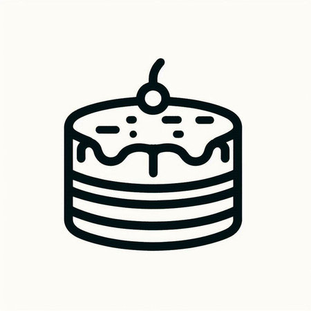 Cake icon. Cake vector icon. Cake vector icon. Cake vector icon