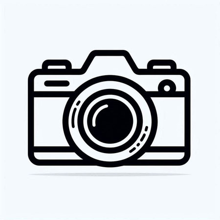Camera icon. Photo camera symbol. Camera sign. Vector illustration.の写真素材