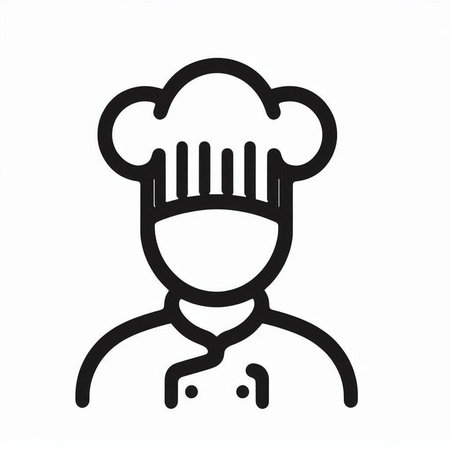 chef icon, chef icon, chef icon, chef icon vectorの写真素材