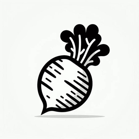 beetroot icon, vector illustration, eps10, no transparency