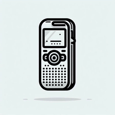 Mobile phone icon, vector illustration. Flat design style. EPS 10