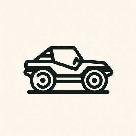 Car icon, vector illustration. Flat design style. EPS 10.