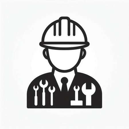 Engineer icon vector, Engineer icon vector, Engineer icon vector, Engineer iconの写真素材