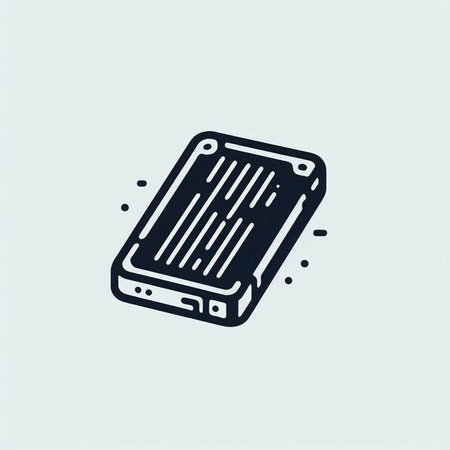 Smartphone icon vector illustration. Flat design style eps 10.