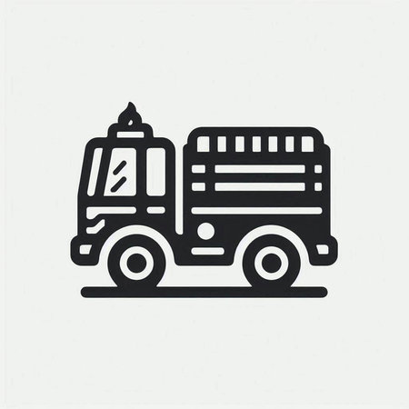 Ambulance car icon, vector illustration. Flat design style.