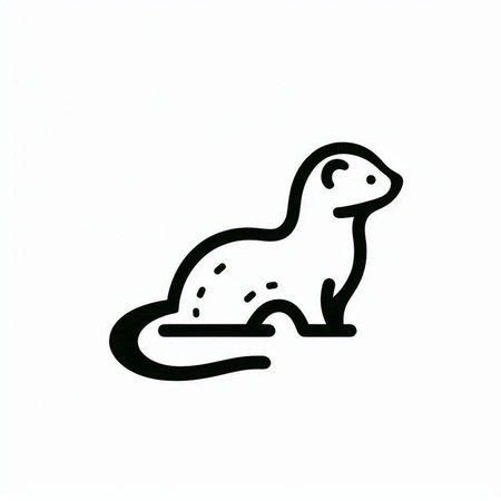 Fur seal icon isolated on white background. Cute animal vector illustration.