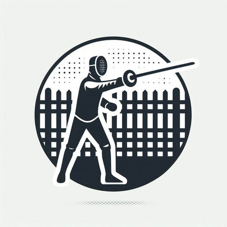 Silhouette of a baseball player with a bat. Vector illustration