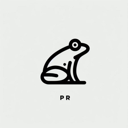 Frog logo design vector template. Frog icon. Frog icon.
