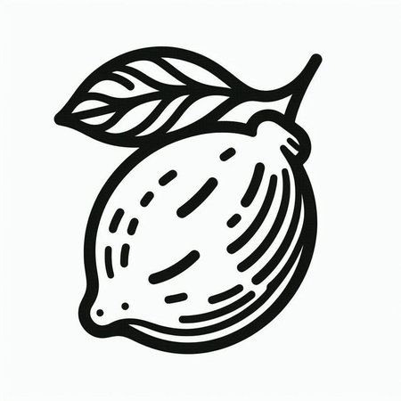 Cocoa fruit on a white background. Hand drawn vector illustration.の写真素材