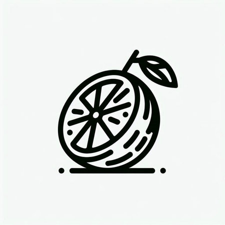 Lemon icon on white background. Vector illustration. Eps 10.の写真素材