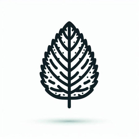 Leaf icon, vector illustration. Flat design style eps 10