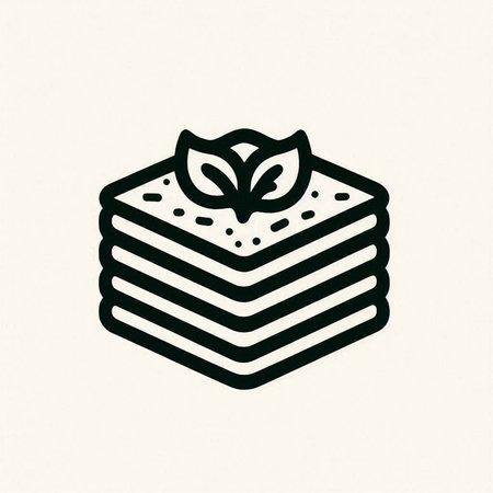 Pancakes icon. Vector illustration of a stack of pancakes.