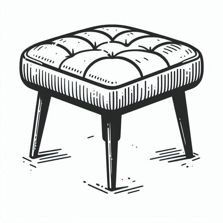 Illustration of a chair. Isolated on a white background.の写真素材