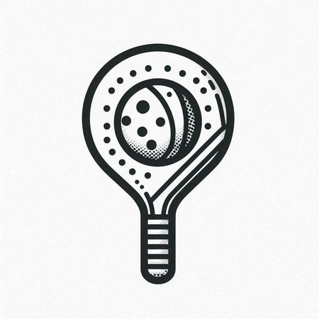 Tennis racket icon, vector illustration. Flat design style. EPS 10