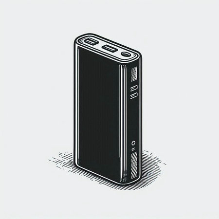 Smartphone isometric vector illustration. Hand drawn smartphone on white background.