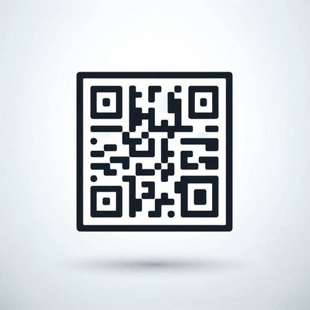 Qr code icon,sign,best 3d illustration,icon