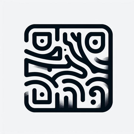 Maze. Black and white vector illustration of a labyrinth. Abstract background.