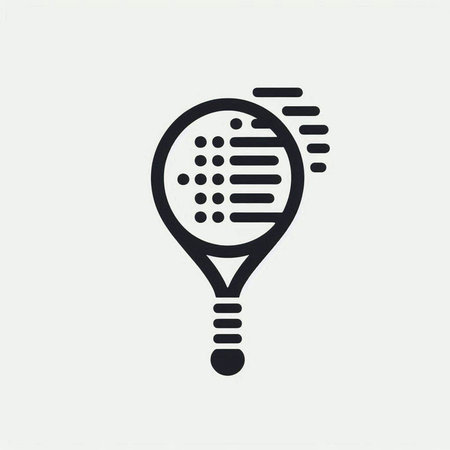 Tennis racket icon, vector illustration. Flat design style EPS 10
